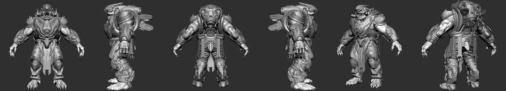 CharacterSculptTurnaround