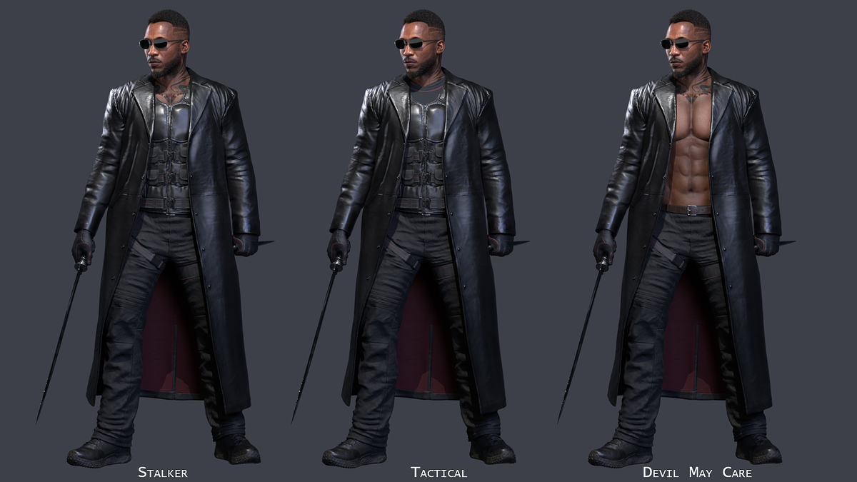 Blade Mahershala Ali  - 3D Model - 12