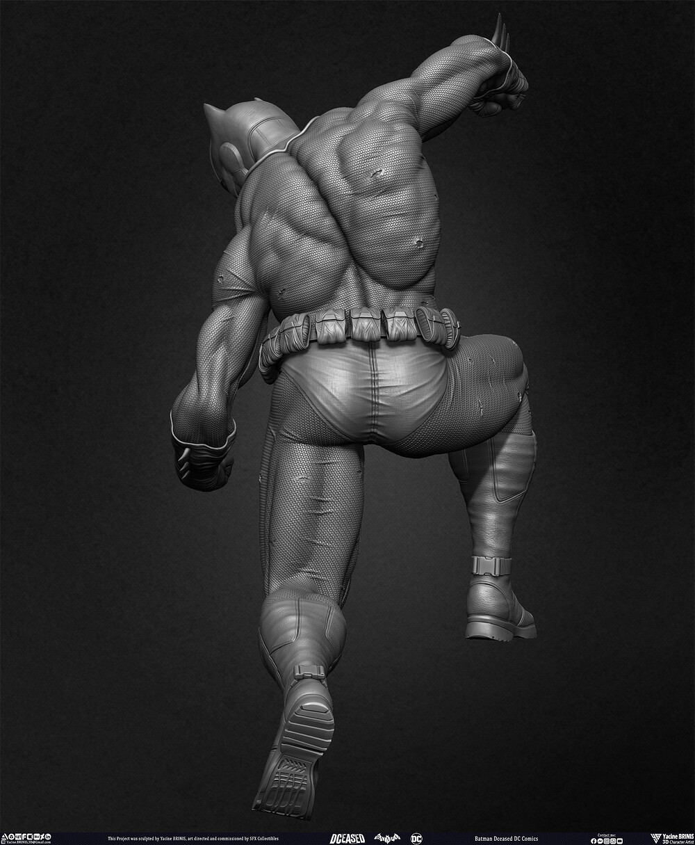 Batman Dceased DC Comics sculpted by Yacine BRINIS 039