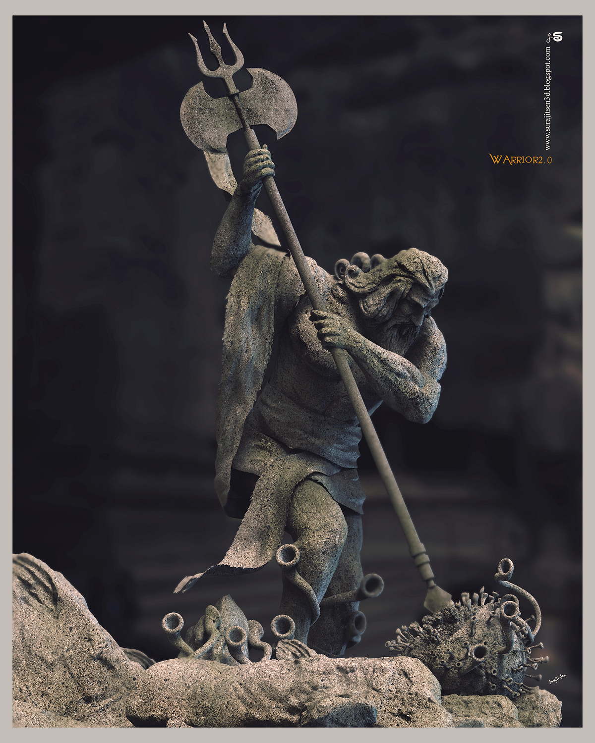 Warrior2.0_Digital_SCulpture_SurajitSen_June2020A