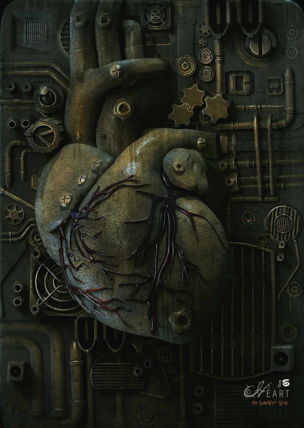 Heart_Digital_Sculpture_SurajitSen_Jul2022