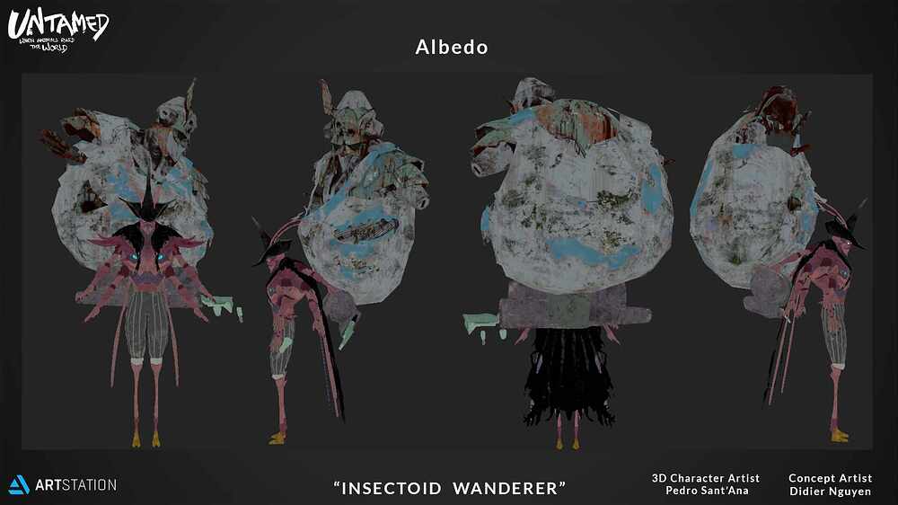 Insectoid wanderer albedo