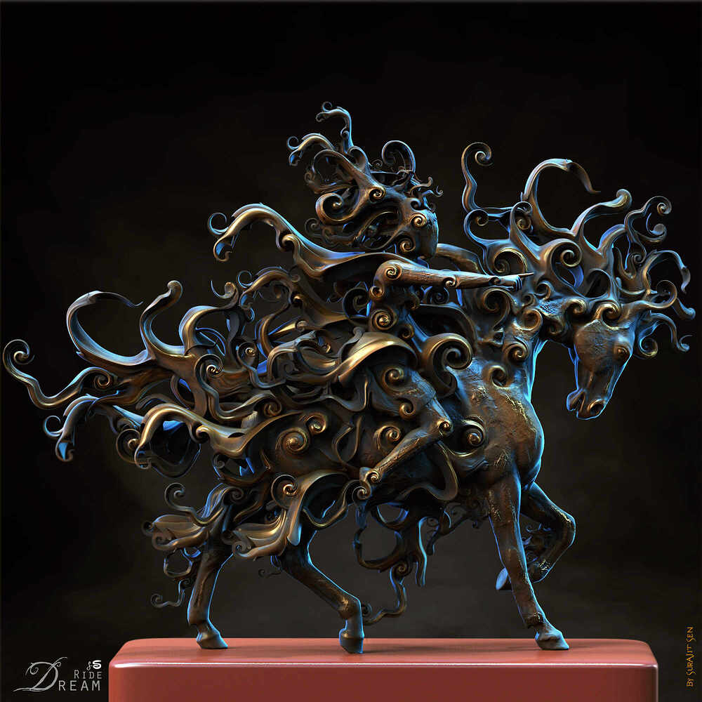 Dream - Ride_Digital_SCulpture_SurajitSen_April2022