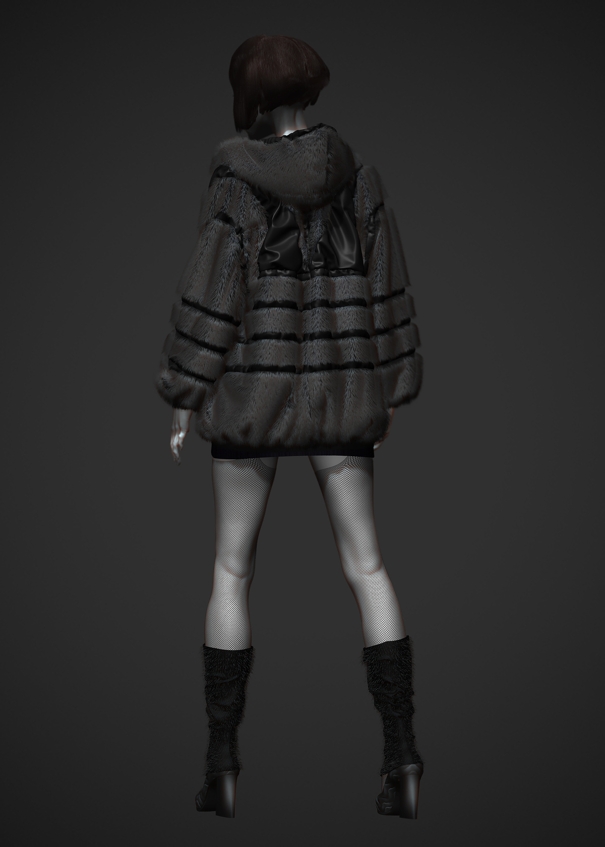 Girl from Blade Runner World_Fur_Darya Girina_4