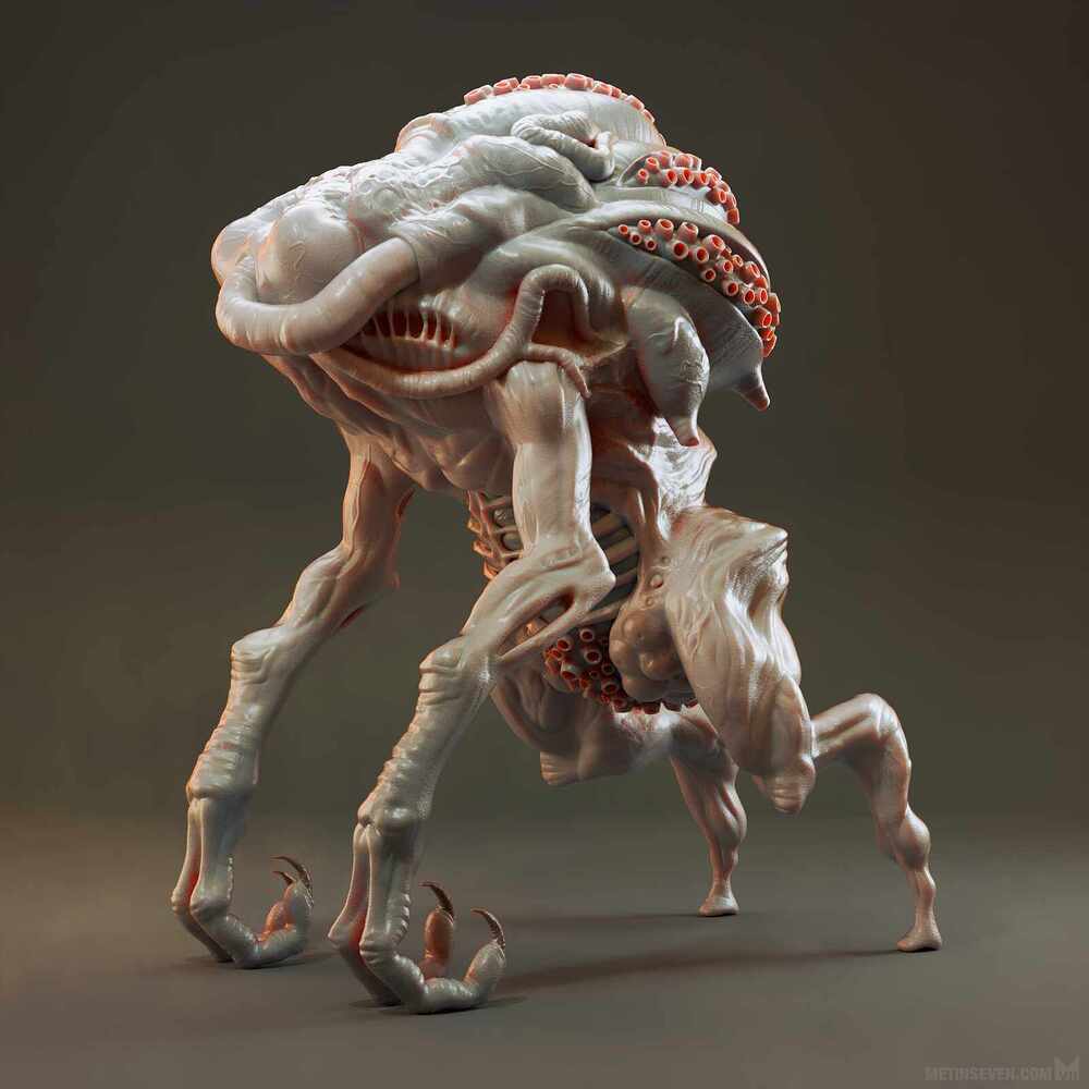 metin-seven_3d-game-character-modeler-toy-designer_alien-creature-monster