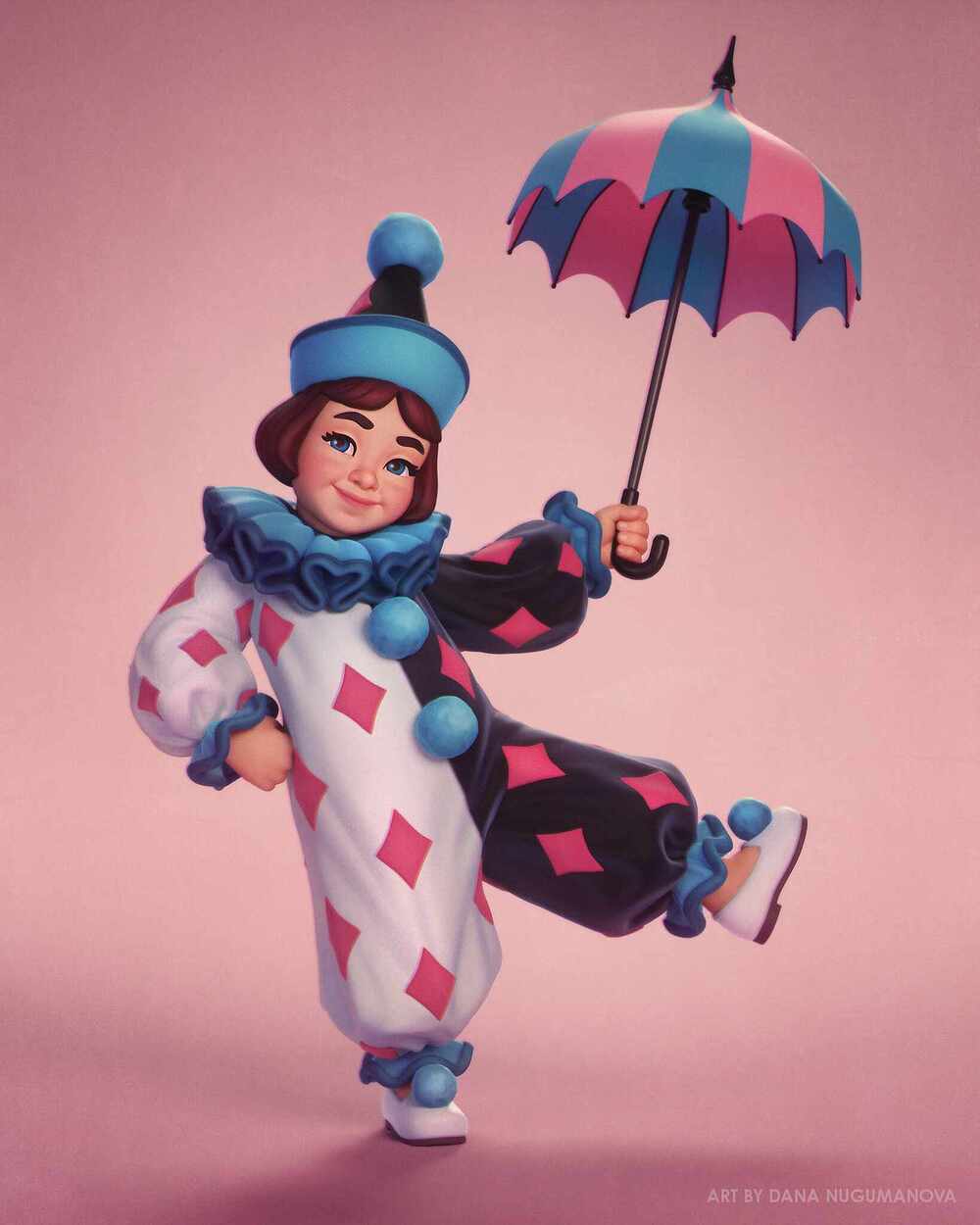 Dana_Nugumanova_2k_Pierrot_Portrait_SG