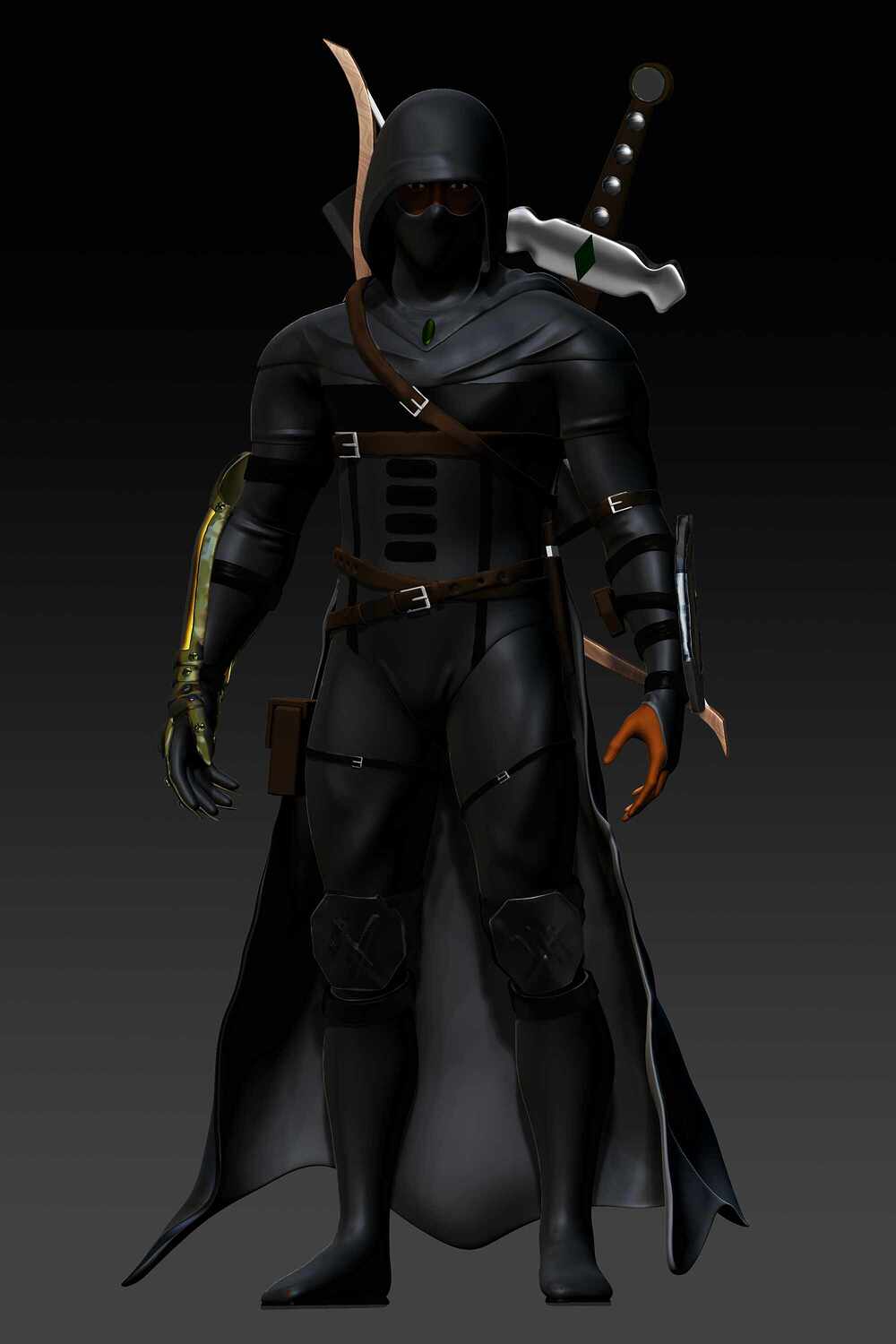Cloaked Figured Rendered