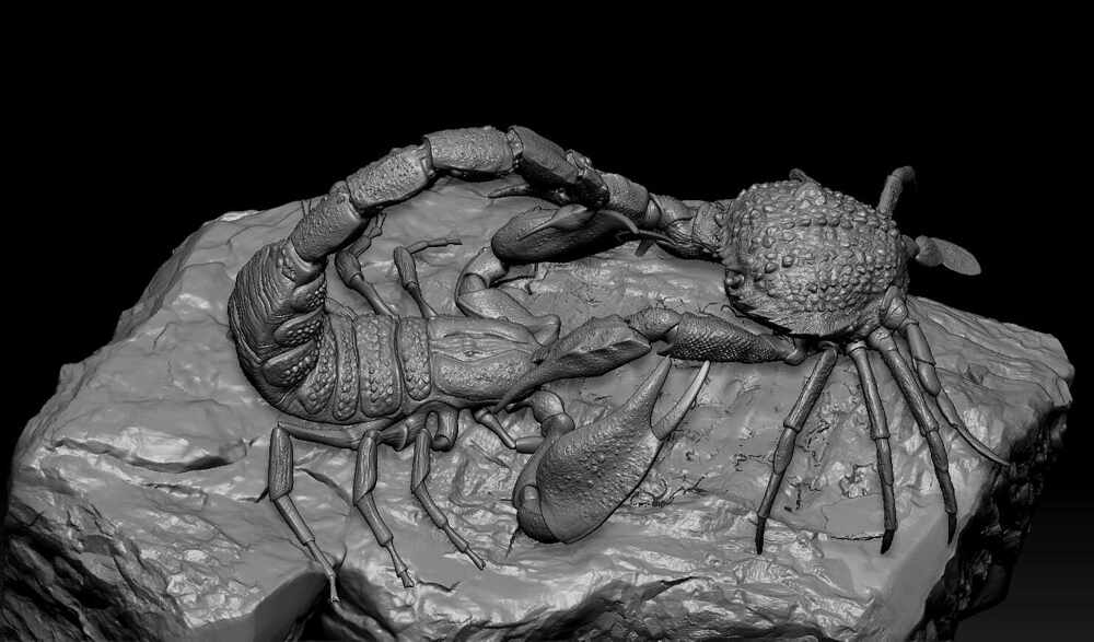 Clash of the Primordial Forms_Digital_Sculpture_SurajitSen_WIP_1 (5)