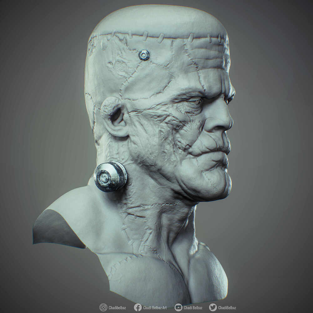 Frankenstein Monster Wips Render_005