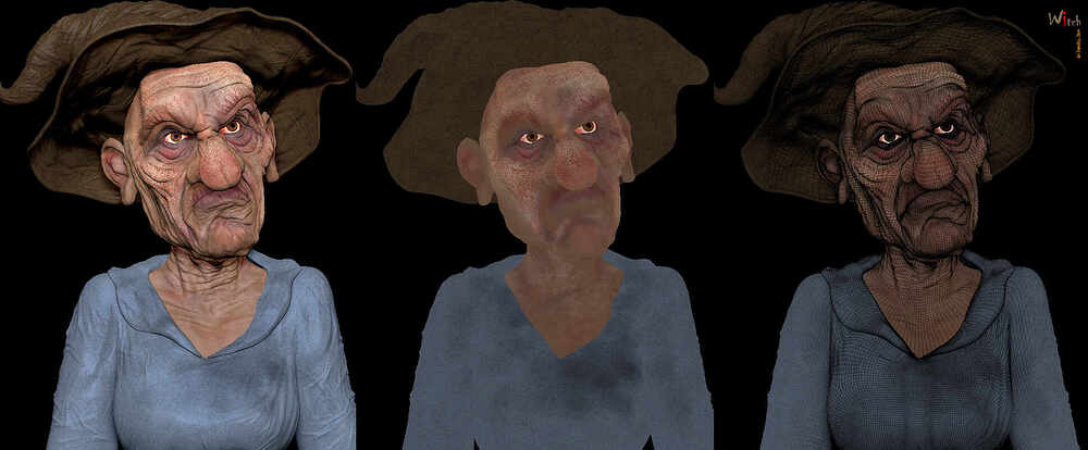 A13_Witch_Digital_Sculpture_SurajitSen_Nov2024_WIP1