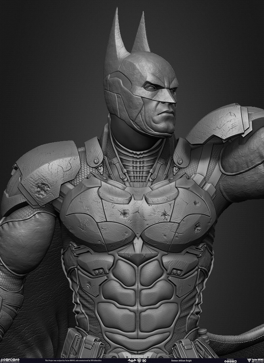 Batman Arkham Knight Worner Bros Vol 05 Sculpted by Yacine BRINIS 018