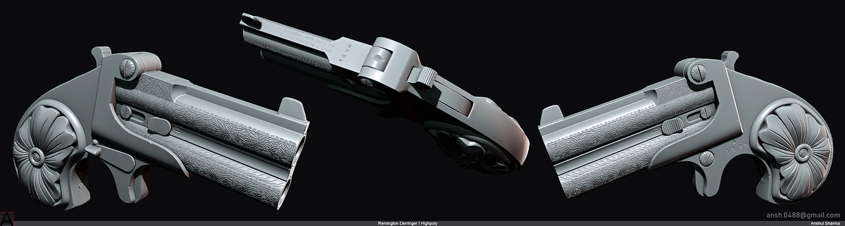 RemingtonDerringer_Highpoly