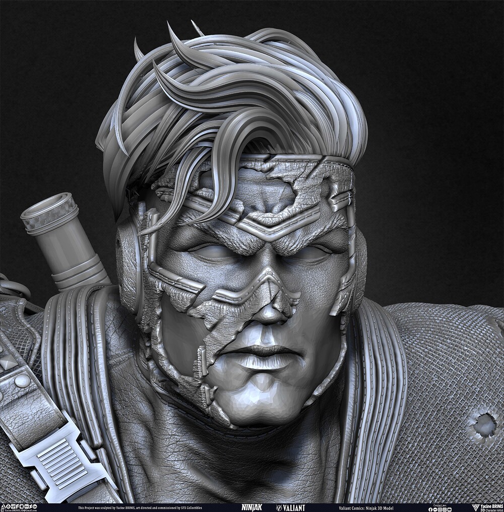 Ninjak Valiant Comics sculpted by Yacine BRINIS 030