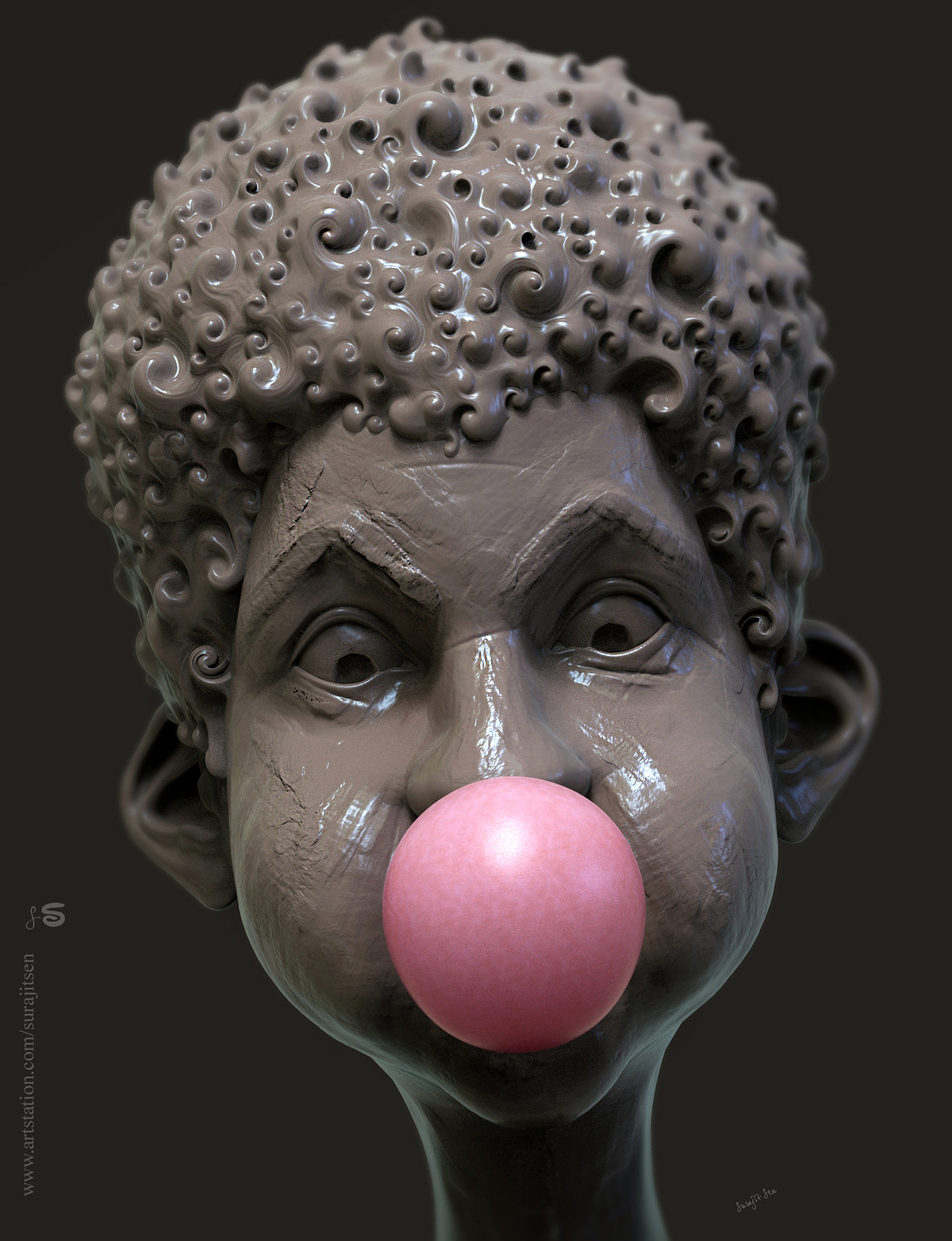 Chewing%20gum%20blow_Digital_Sculpting_SurajitSen_June2019