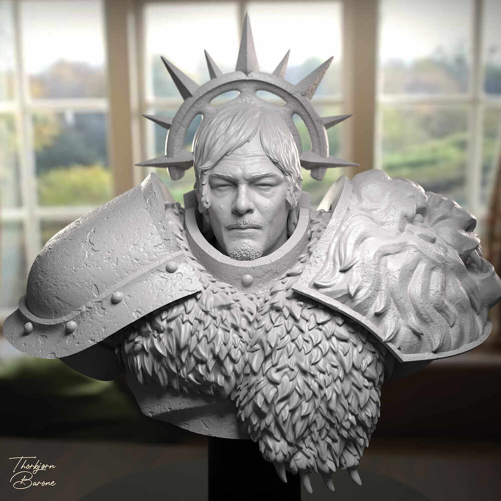 Papa Reedus Front Signed