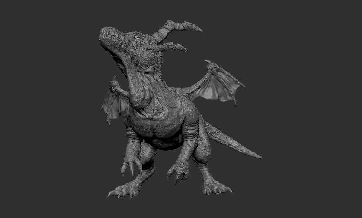 Doragon_Zbrush2
