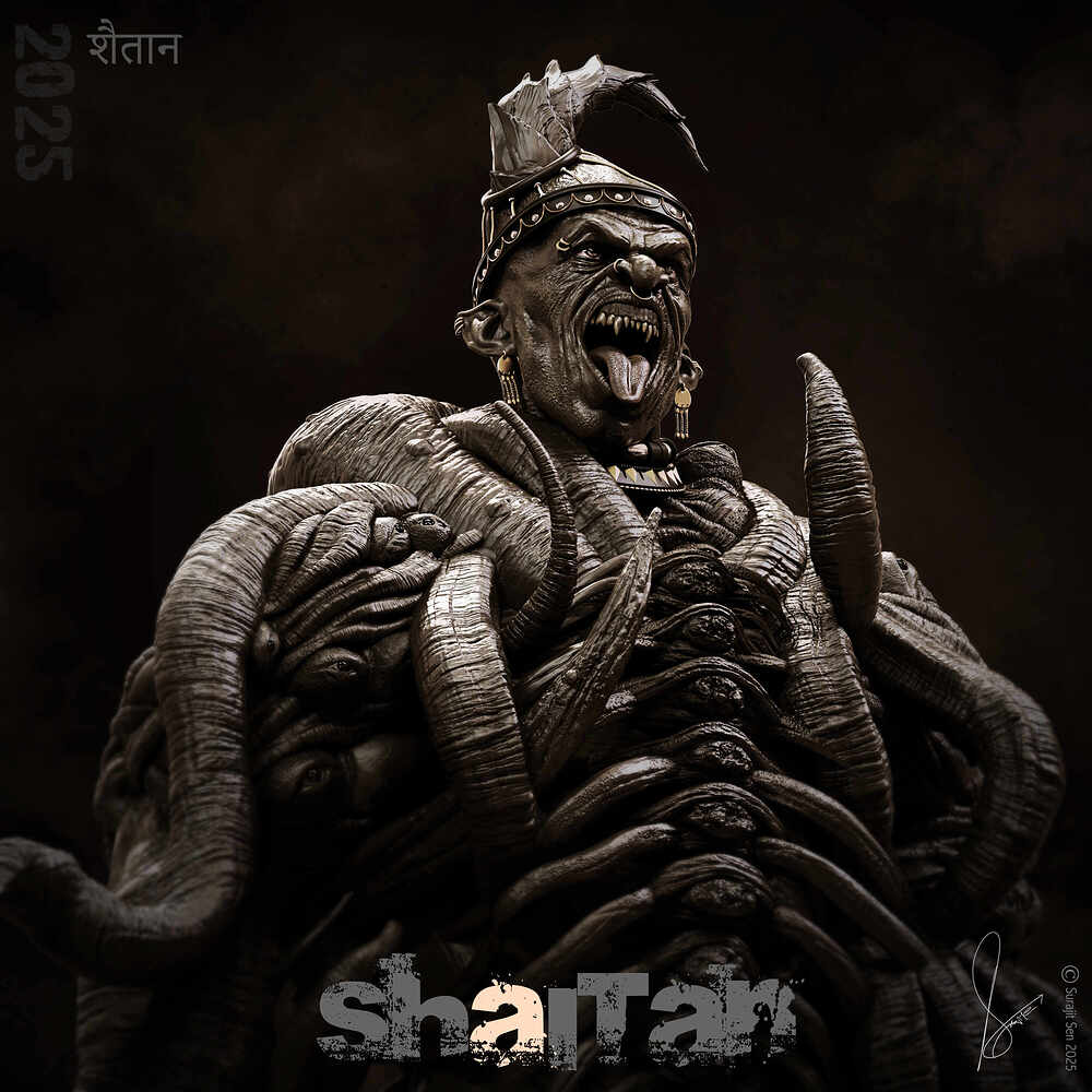 शैतान_Shaitan_Digital_SCulpture_SurajitSen_Oct2025_B