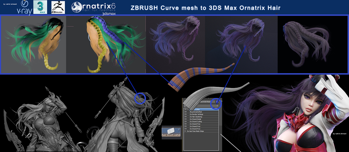 ornatrix%20zbrush%20mesh%20to%20ornatrix%20hair%20tutorial%20by%20vahid%20ahmadi