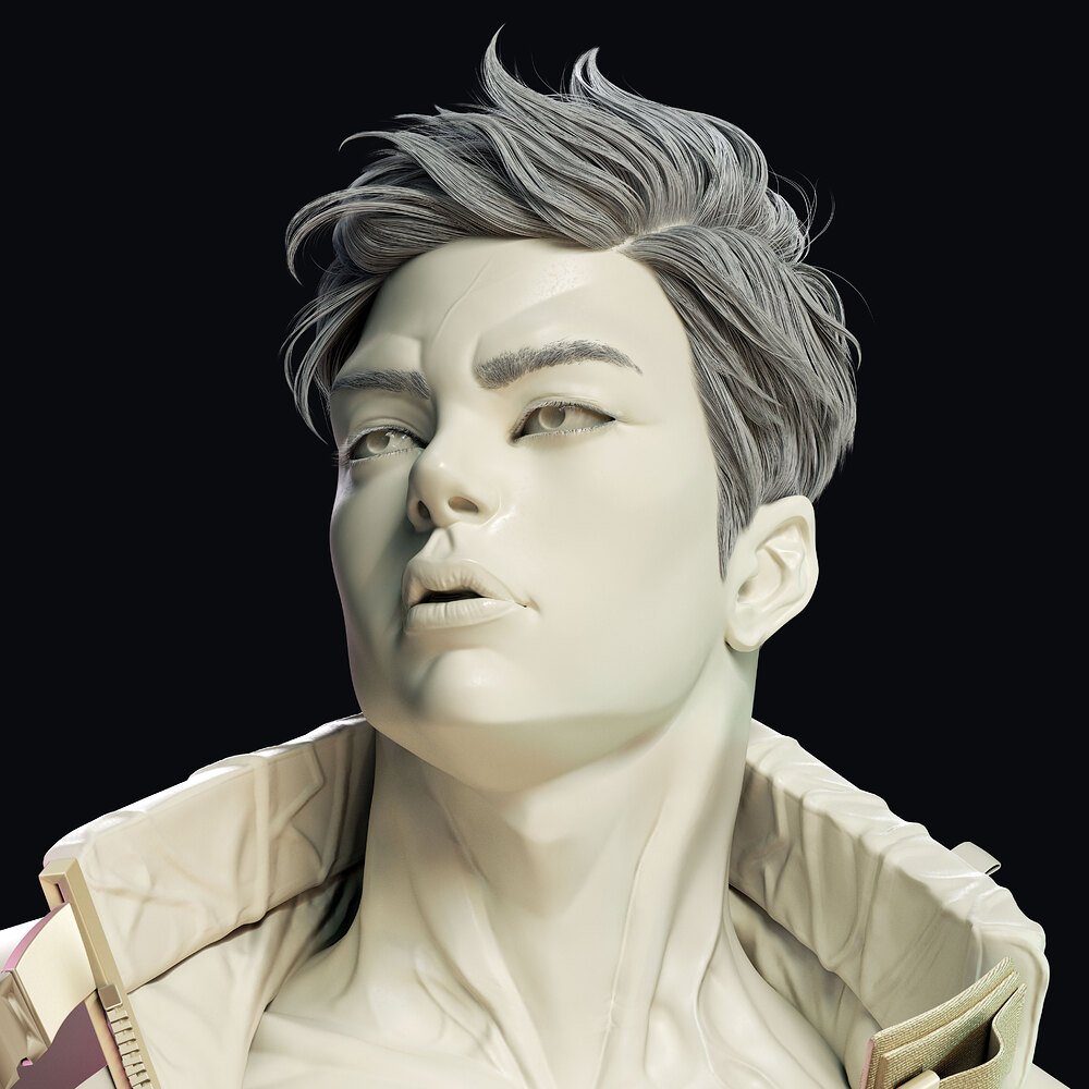Hulk--Colorless_closeup