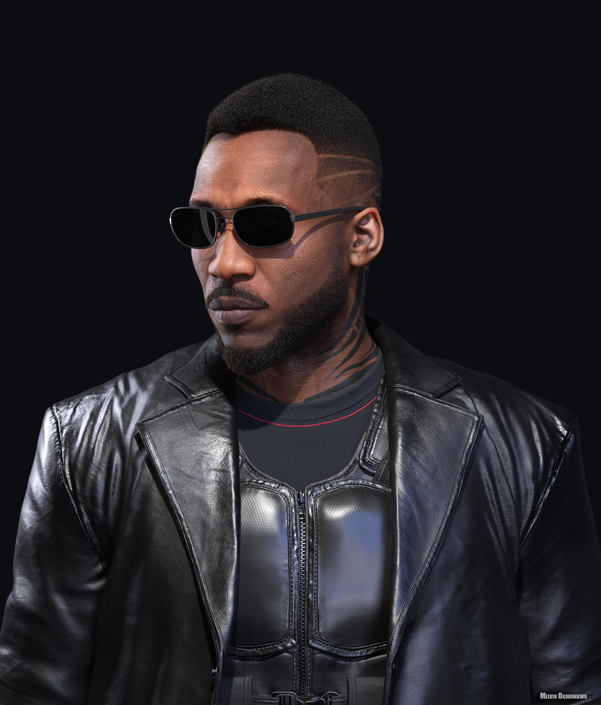 Blade Mahershala Ali  - 3D Model - 09