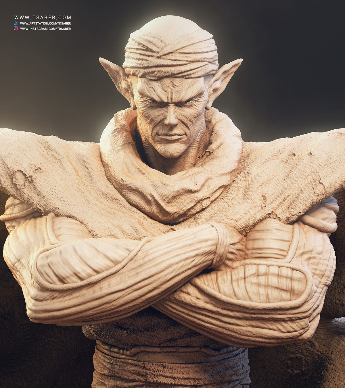 Piccolo%20Statue%20-%20Dragon%20ball%20Fanart%20-%20Tsaber%2002