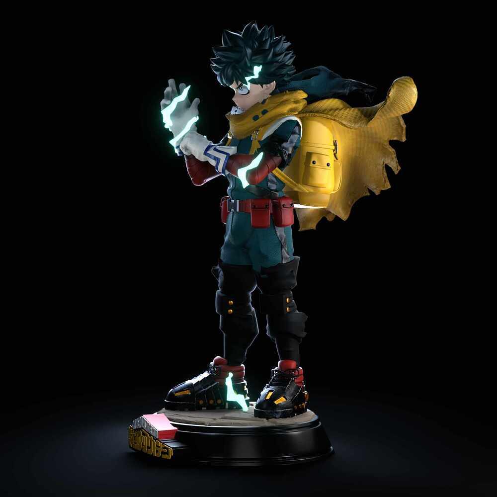 Vigilante Deku My Hero Academia Statue Zbrushcentral