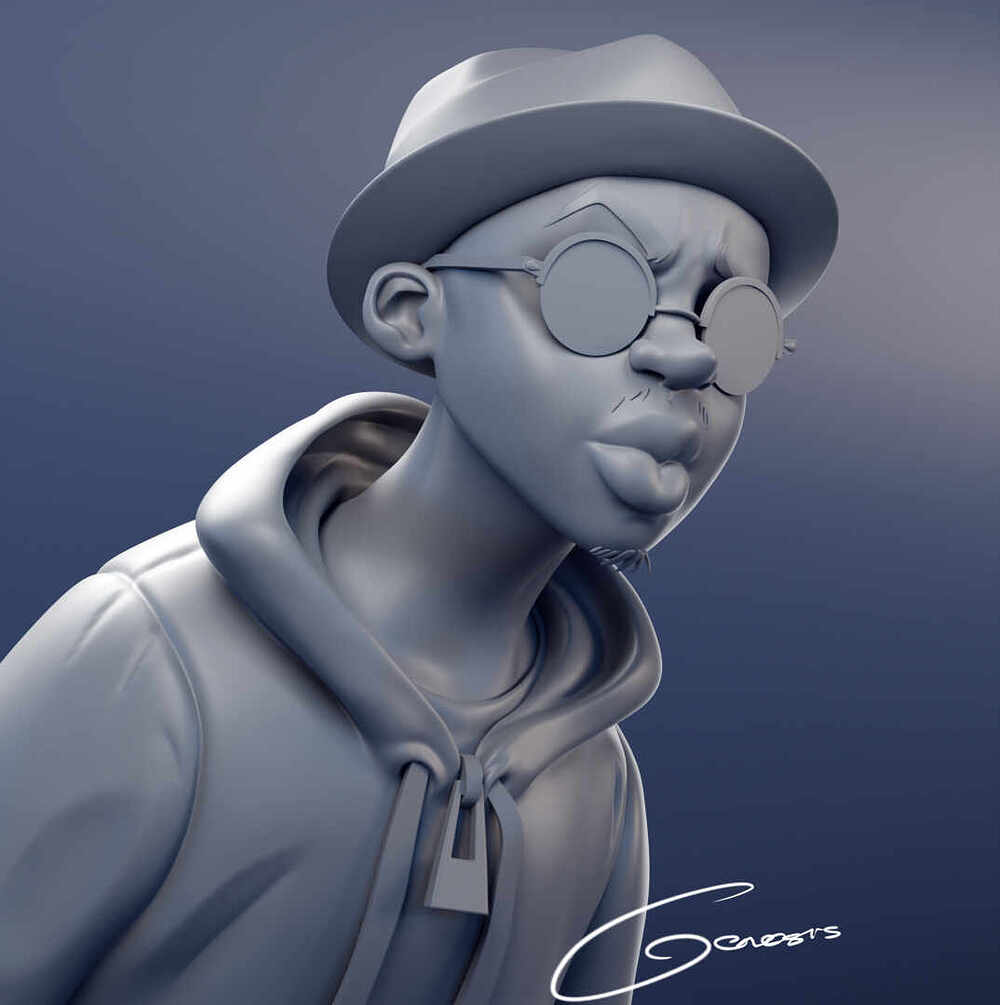 afro dude grey1