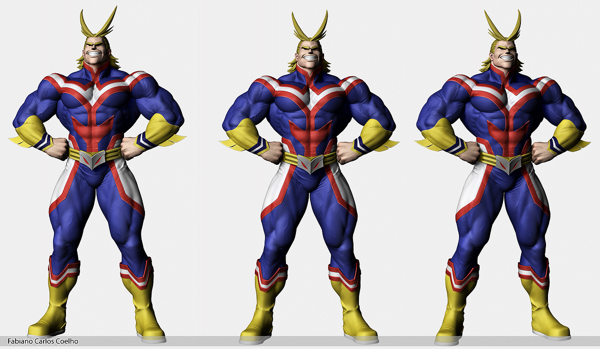 all might zbrush