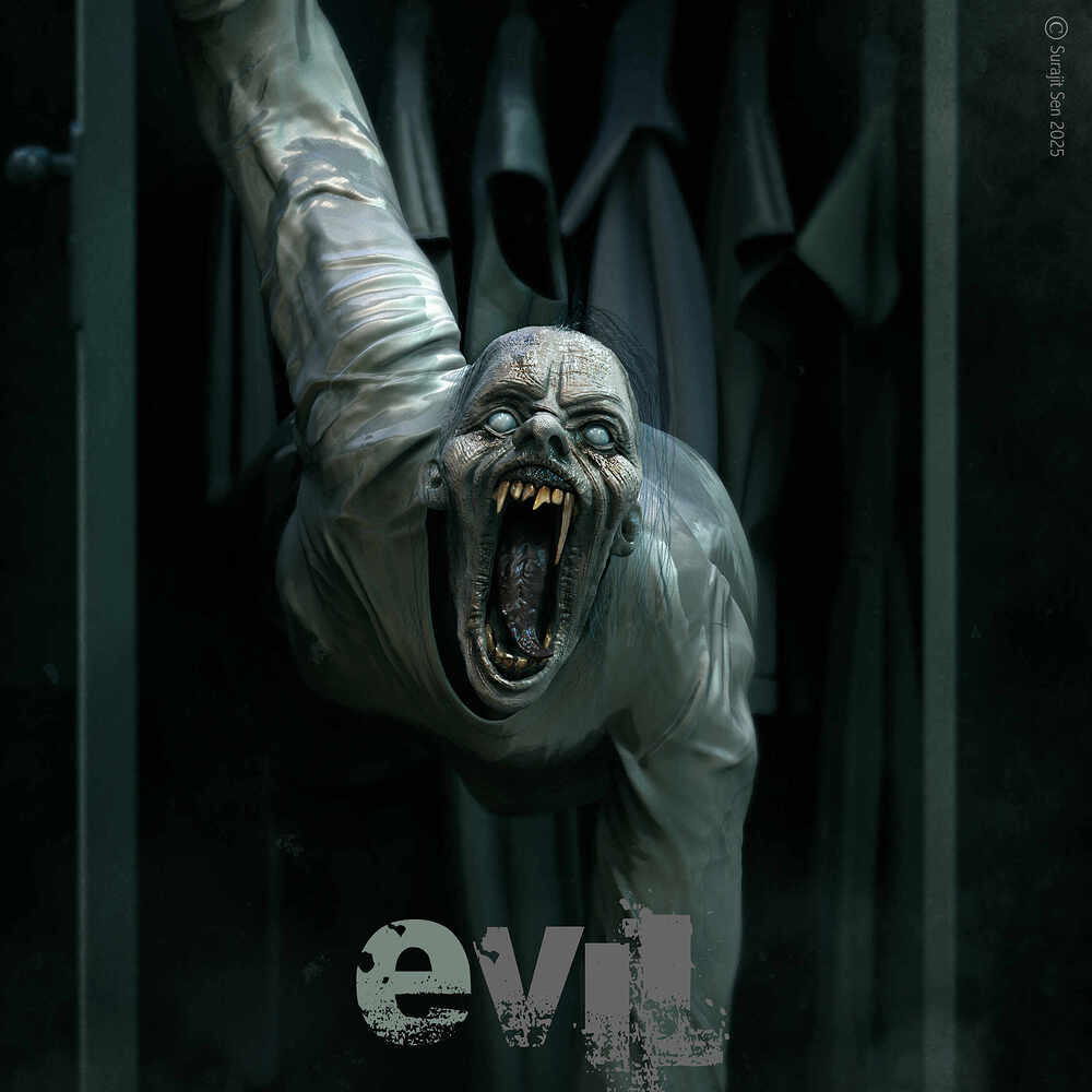 Evil_Creature_Digital_Sculpture_SurajitSen_Oct2025A
