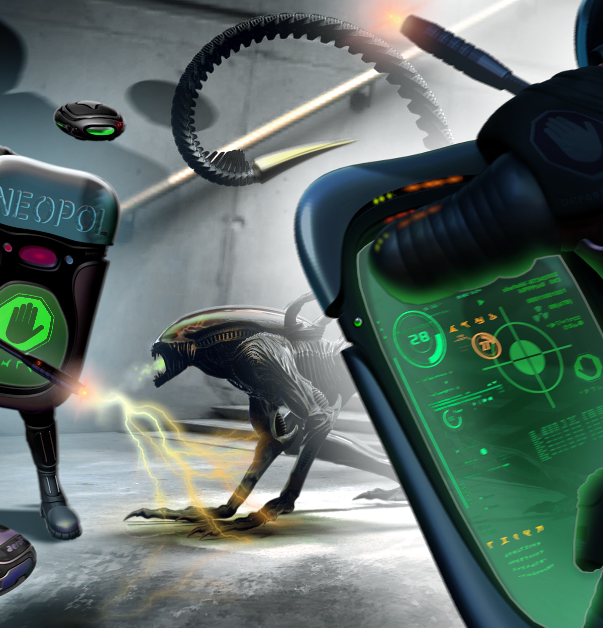 La NEOPOL neutralizando a un xenomorfo.jpg