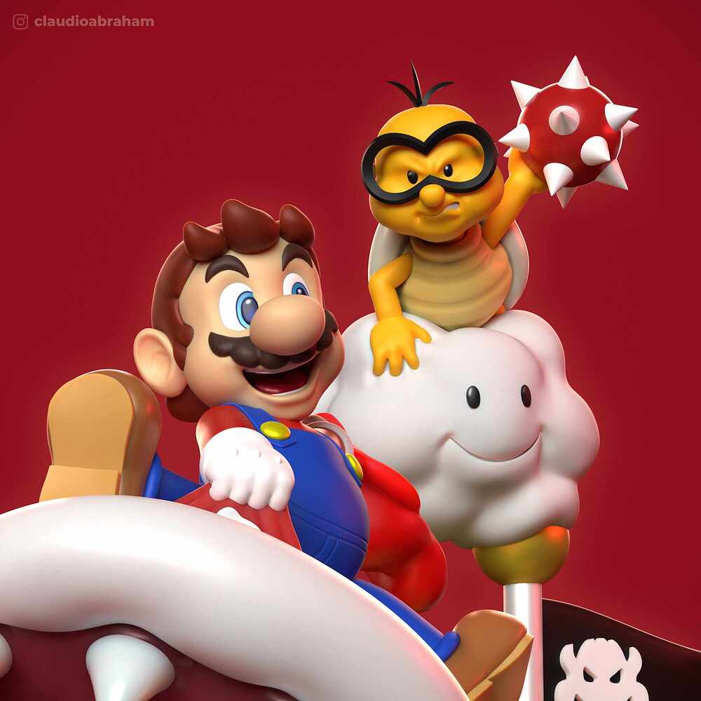 SuperMarioDiorama_ClaudioAbraham_Lakitu_02c