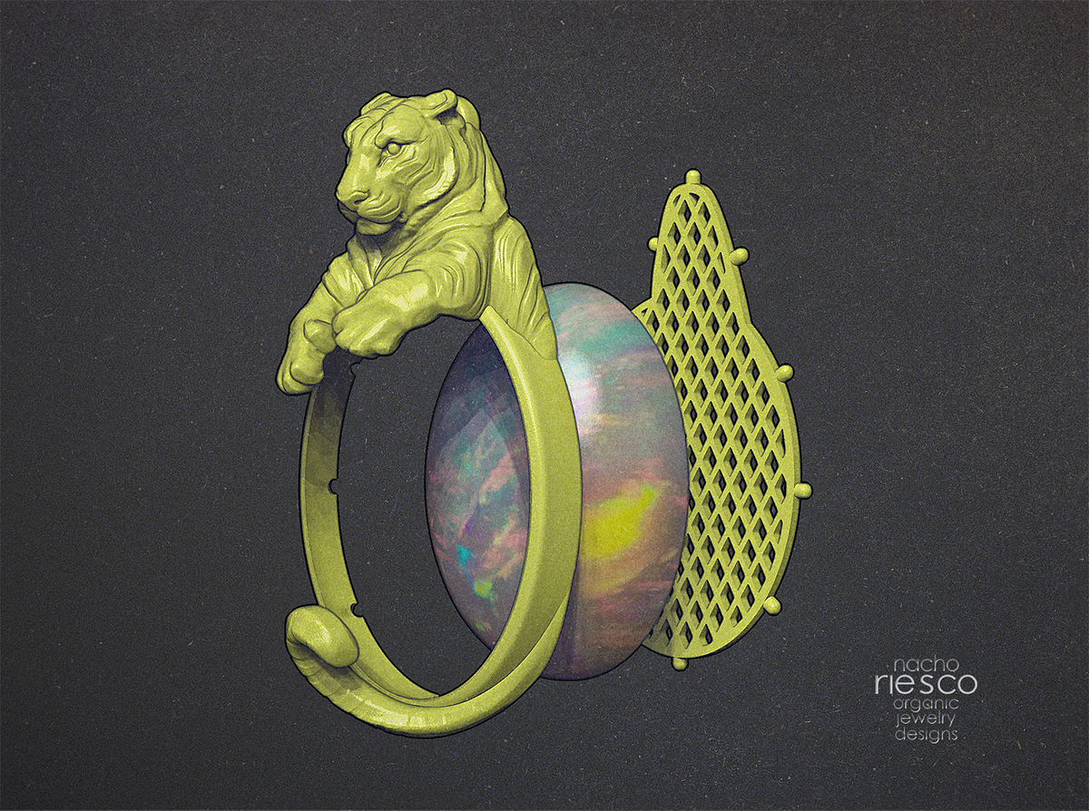Colgante Cabochon Tigre NPR4