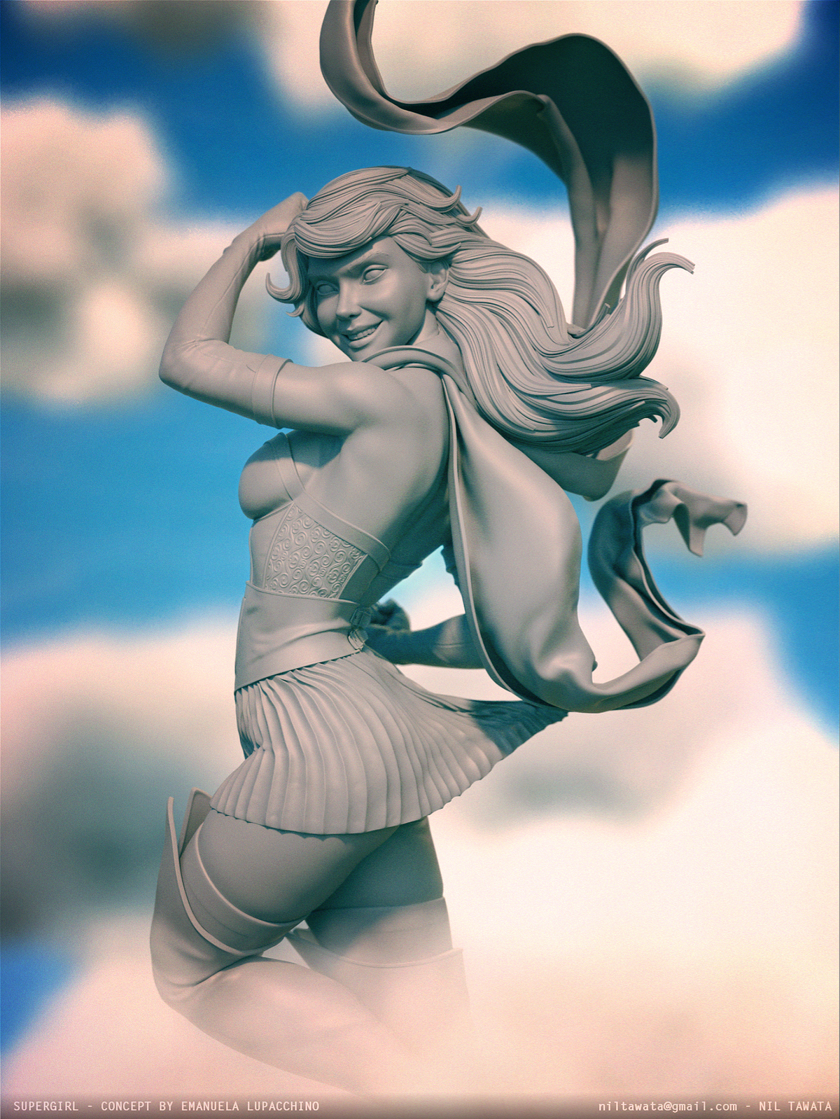 NilTawata_Supergirl_Clay_001