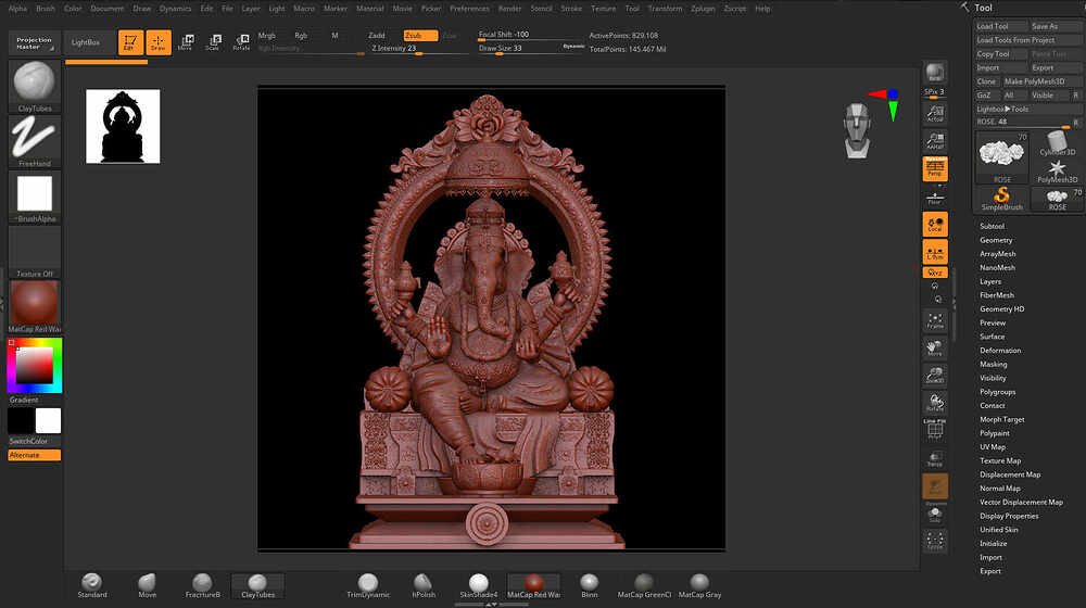 Ganapati_Digital_Sculpture_SurajitSen_Sept2021AS1_L_WIP_SNAP