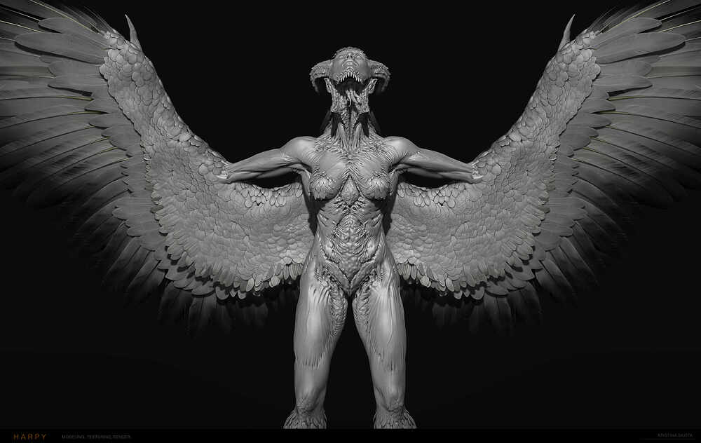 Harpy_Zbrush_01