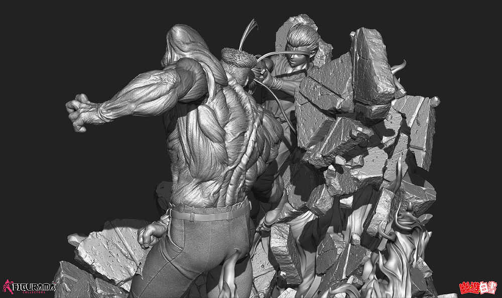 Yuyu_Hakusho_Zbrush_Gray_09