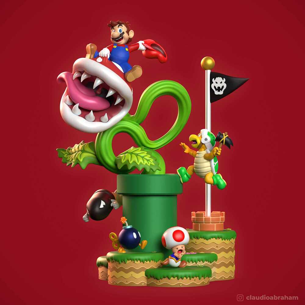 SuperMarioDiorama_ClaudioAbraham_Mario_08c