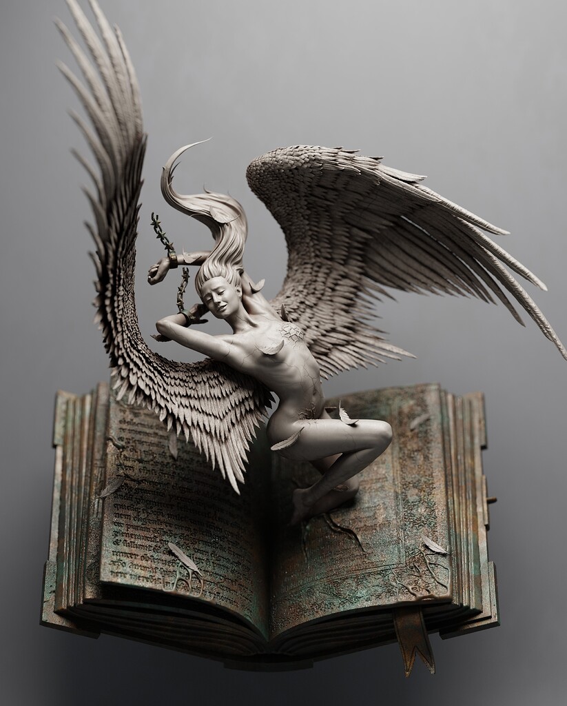 Broken Angel - ZBrushCentral