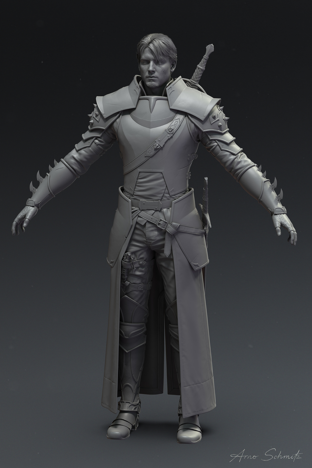 Arno_Schmitz_December_Knight_Part5_HighPoly_Front_3840_Signature