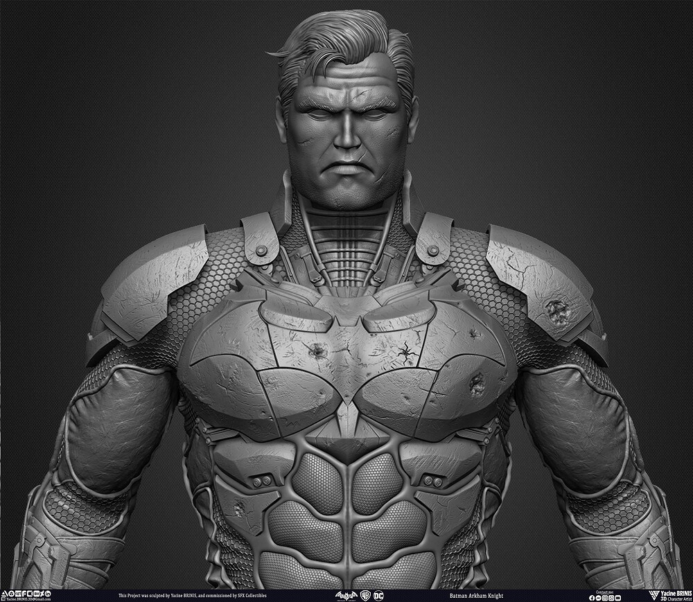 Batman Arkham Knight Warner Bros Vol 01 Sculpted by Yacine BRINIS 016