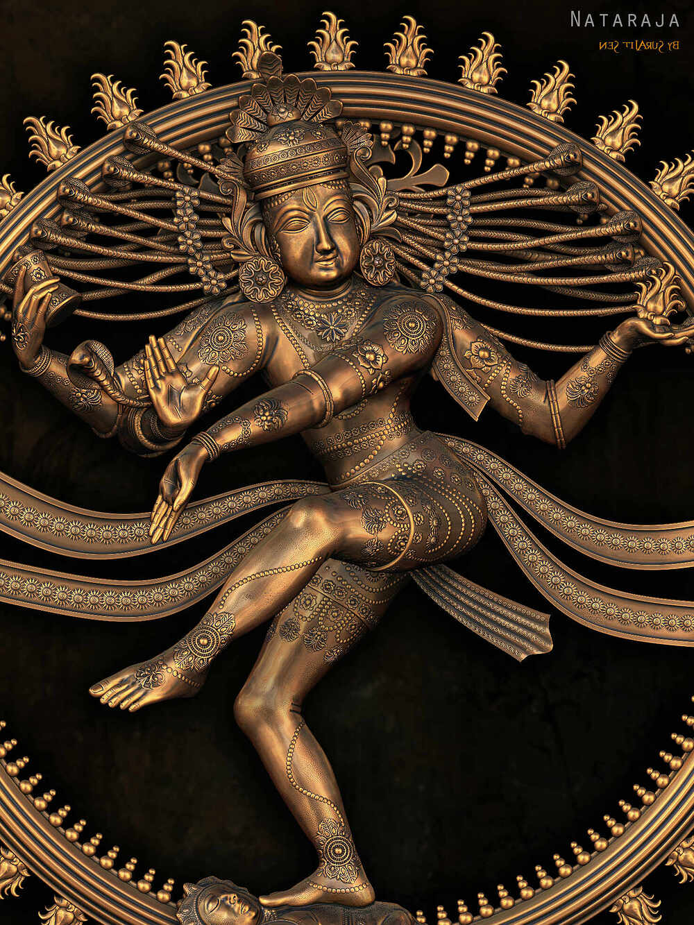 Nataraja_Digital_Sculpture_SurajitSen_Aug2023B