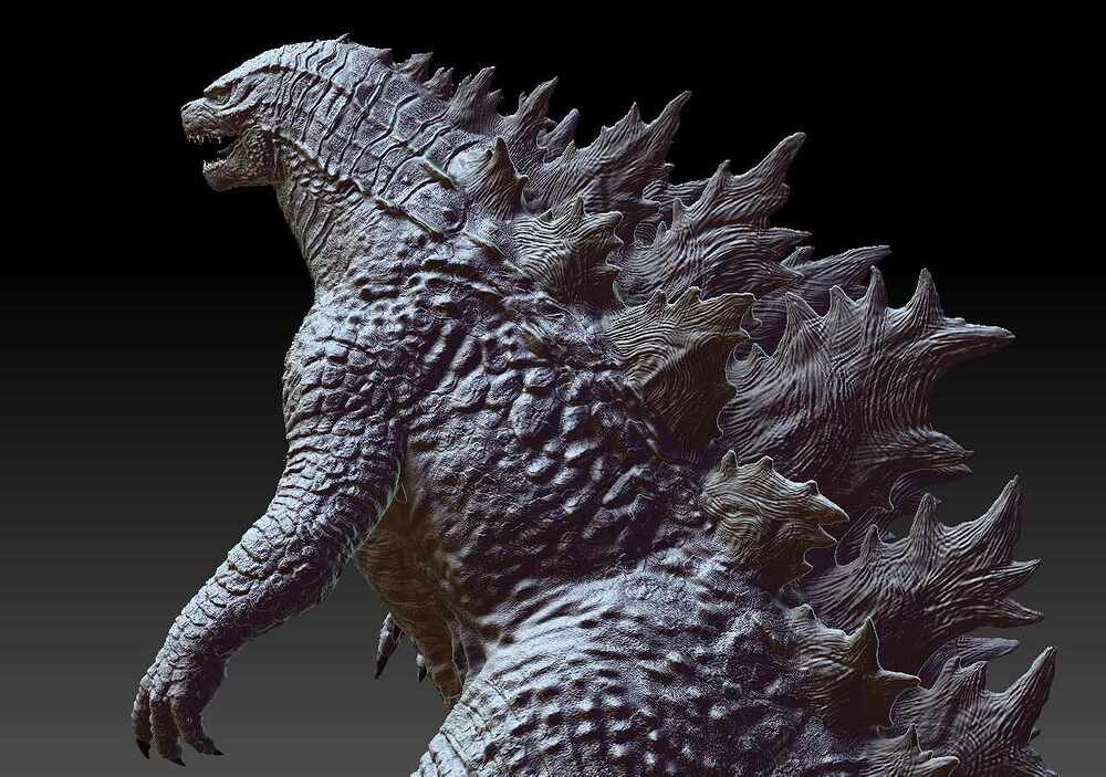 godzilla from zbrush to maya