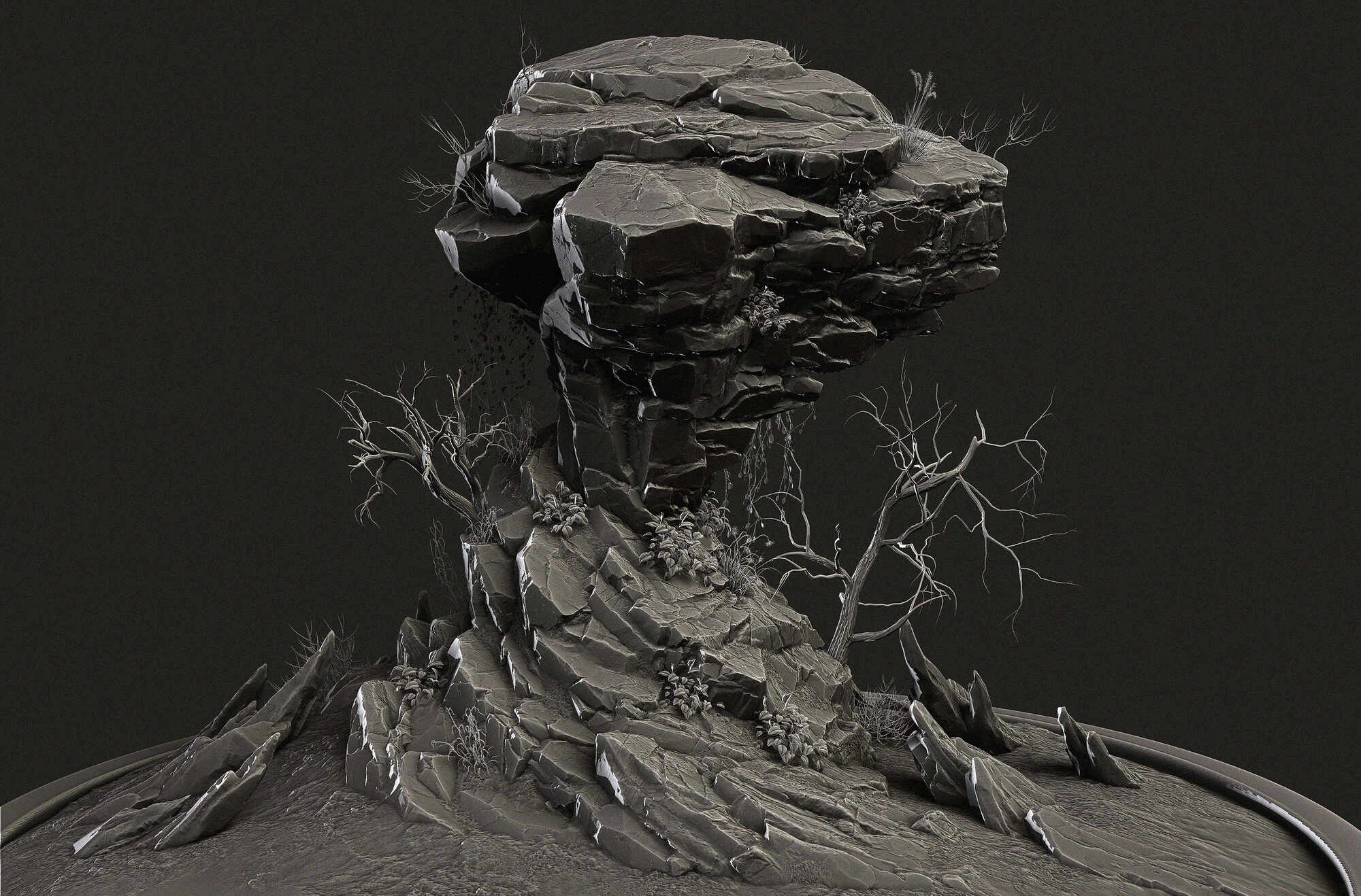 Rock Stone Zbrushcentral