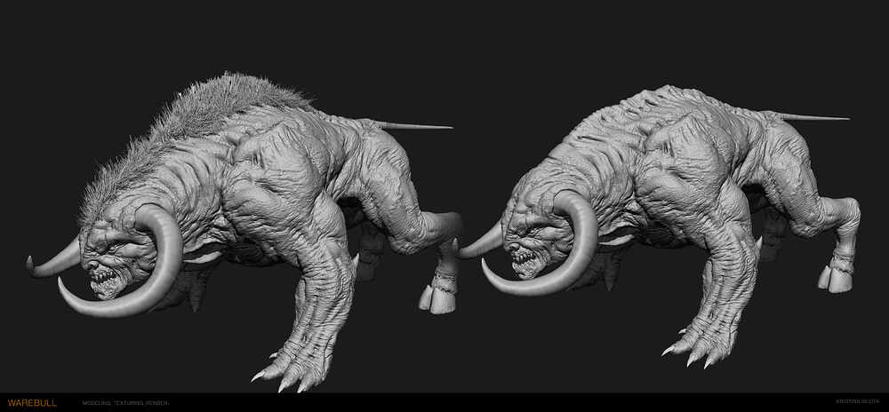 Warebull_Zbrush