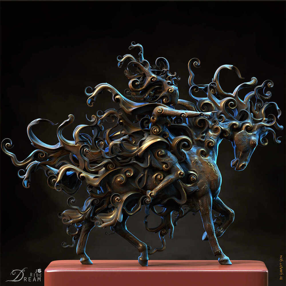 Dream - Ride_Digital_SCulpture_SurajitSen_April2022_L
