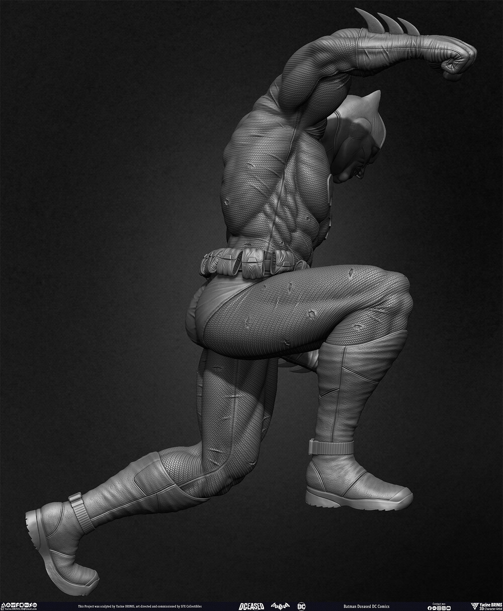 Batman Dceased DC Comics sculpted by Yacine BRINIS 040