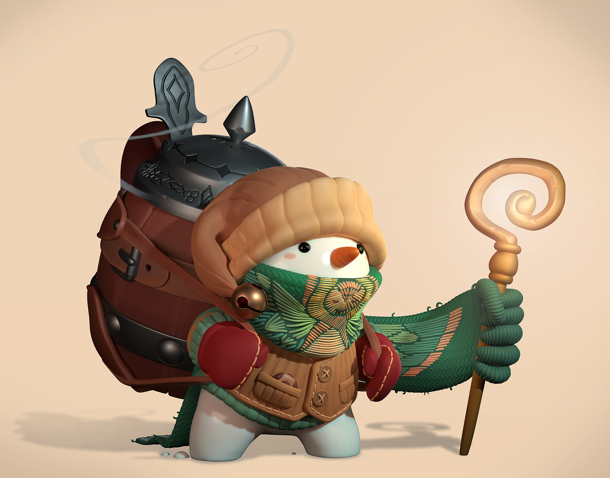 Snowman Final render