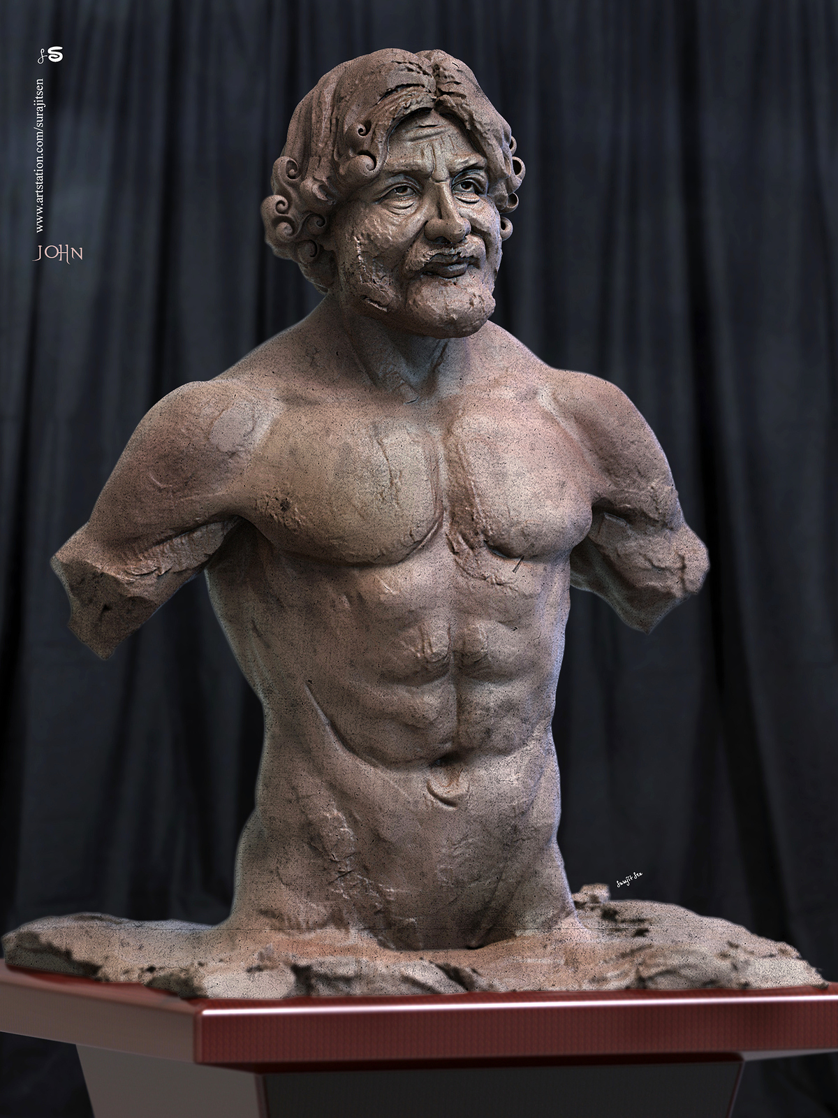 John_Digital_Sculpture_SurajitSen_March2020S