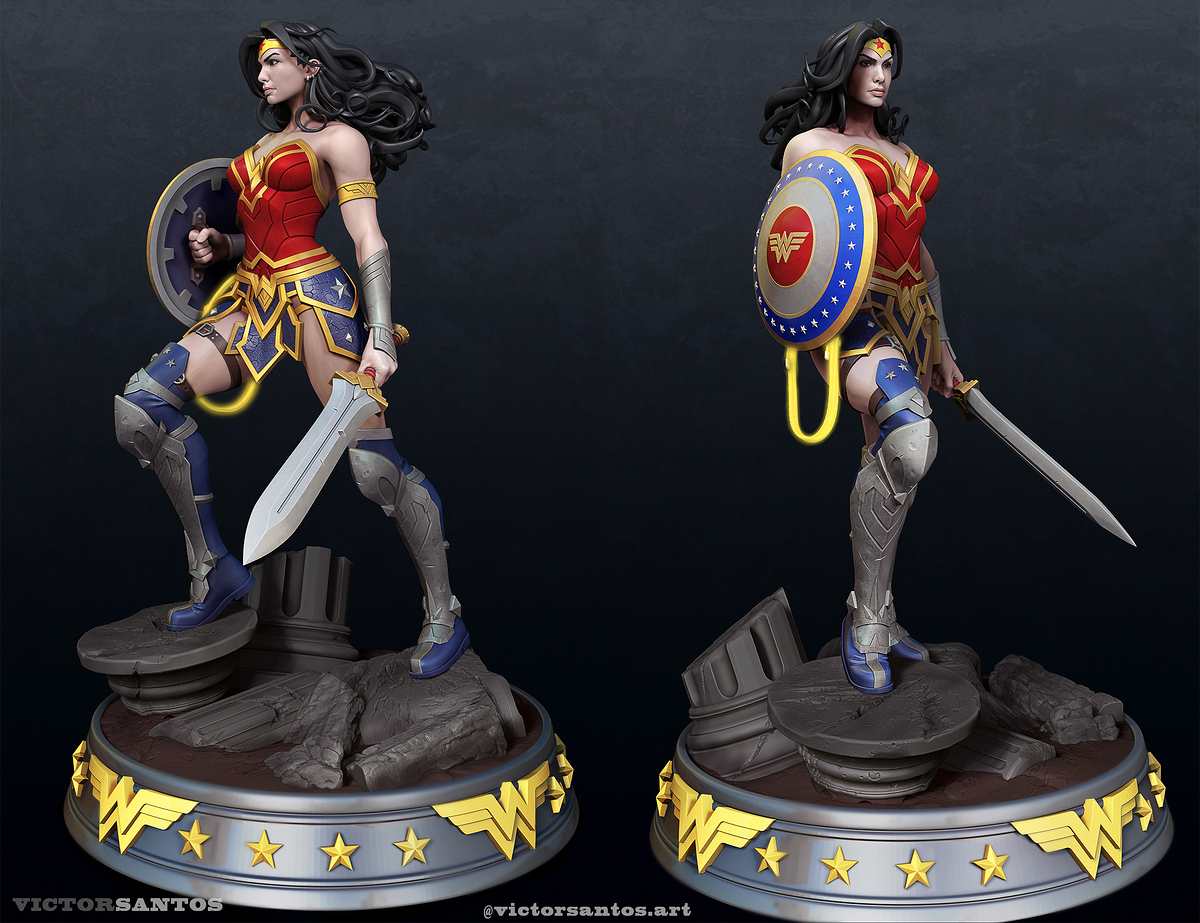 Render Wonder Woman