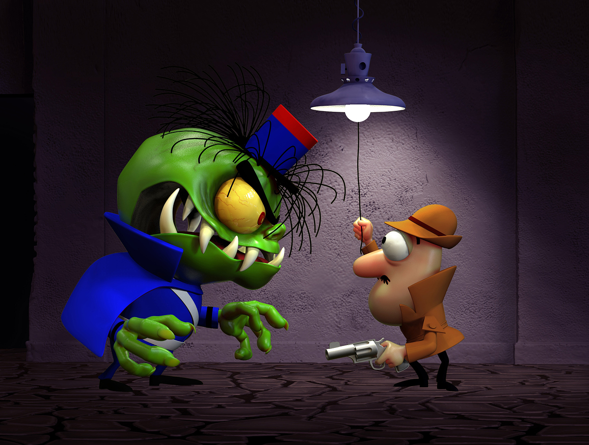 Inspector and Monster